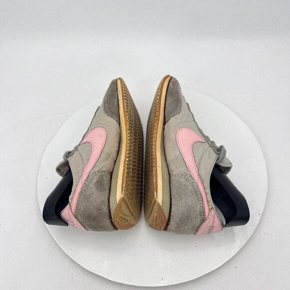 Vintage Nike Training Women Size 5 Grey Pink Suede Sneakers Made in Philippines - Picture 8 of 15